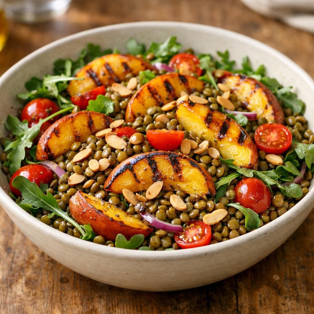salade froide de lentilles