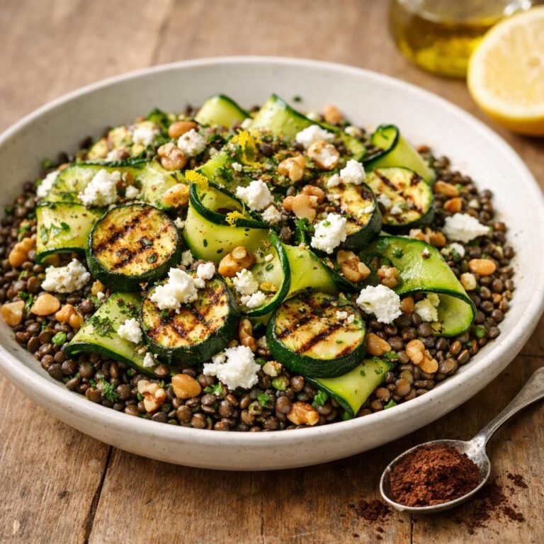 salade lentilles cacao