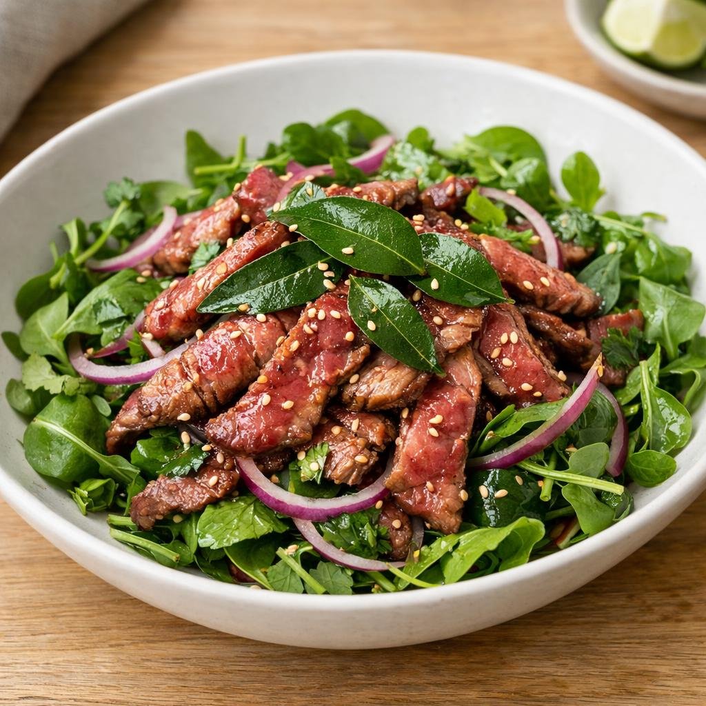 salade tiède de bœuf