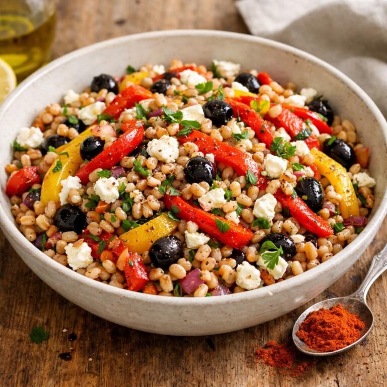 Salade tiède de farro