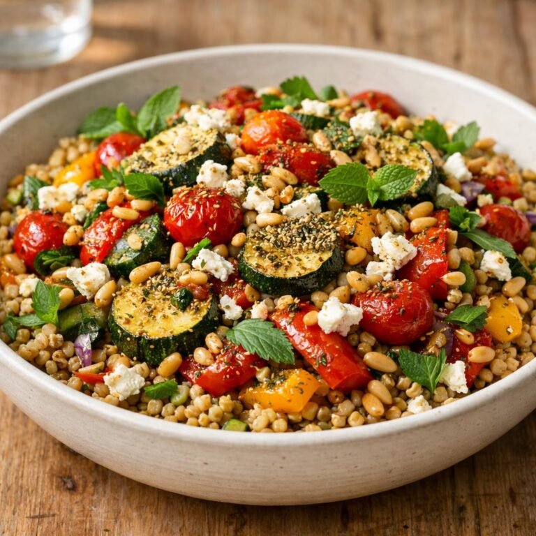 Salade tiède de freekeh