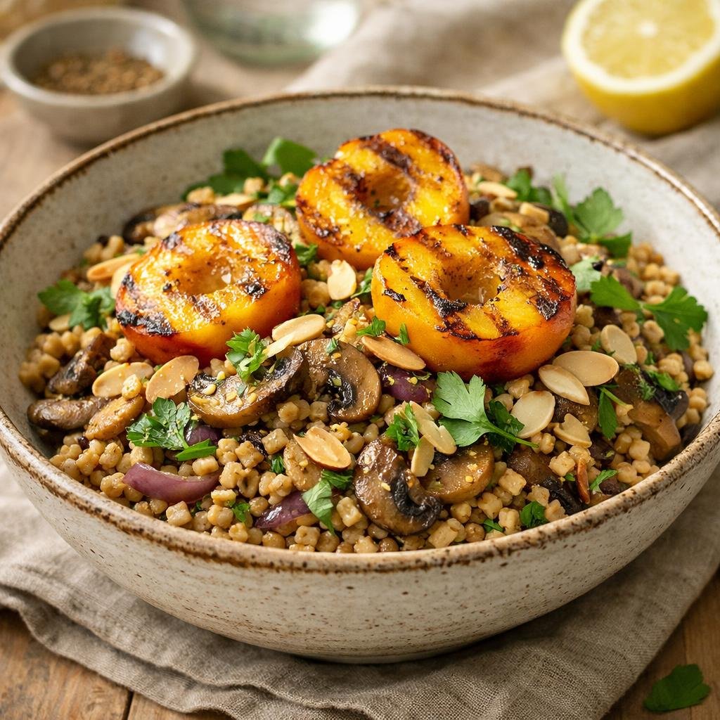 Salade tiède de freekeh