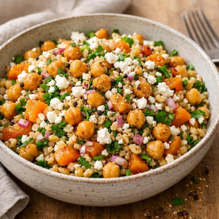 salade tiède de freekeh