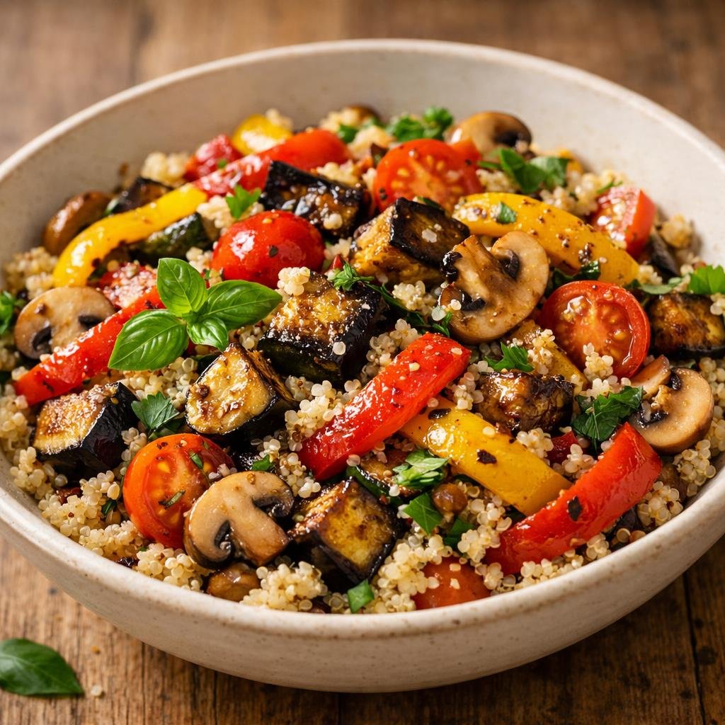 salade tiède de quinoa