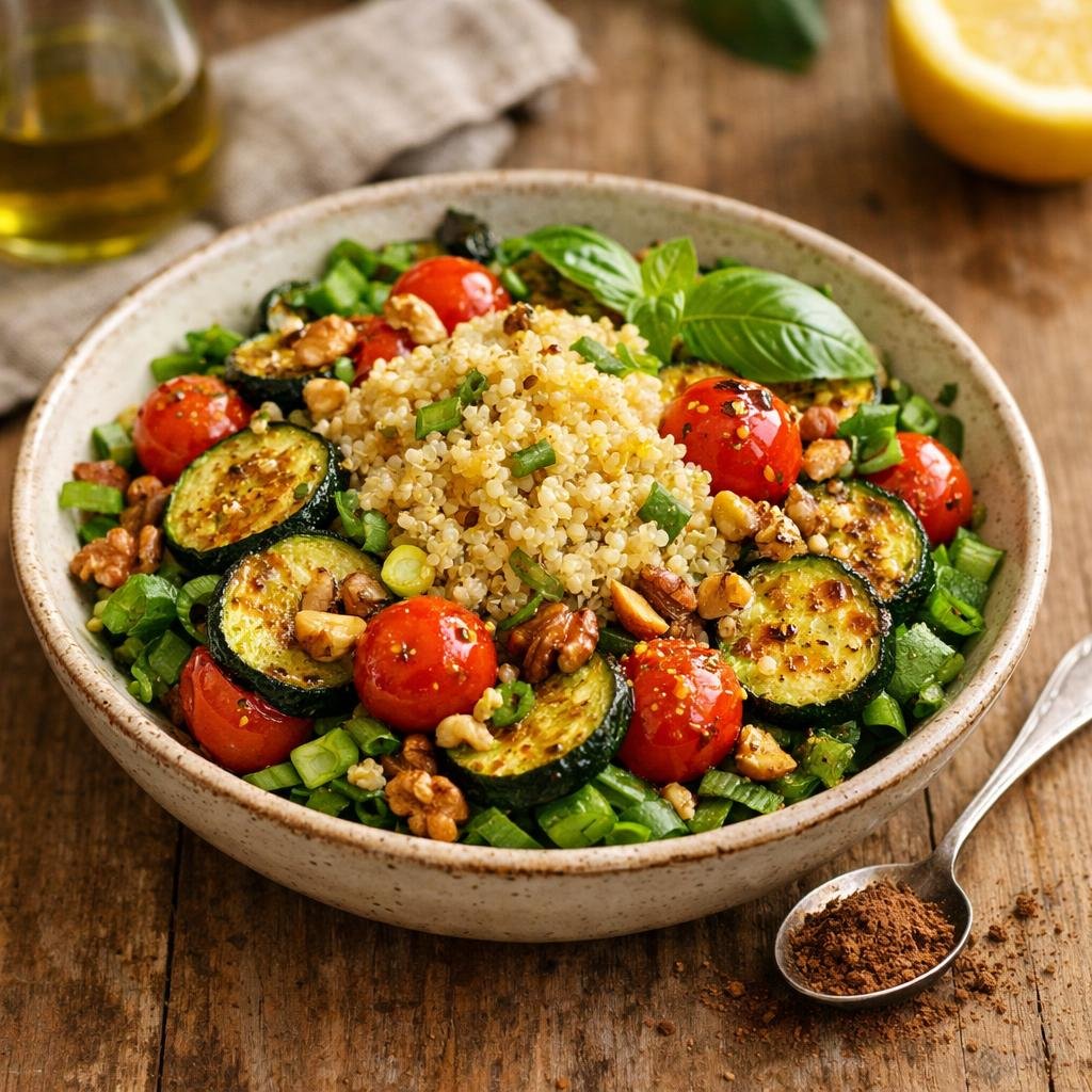 salade tiède de quinoa