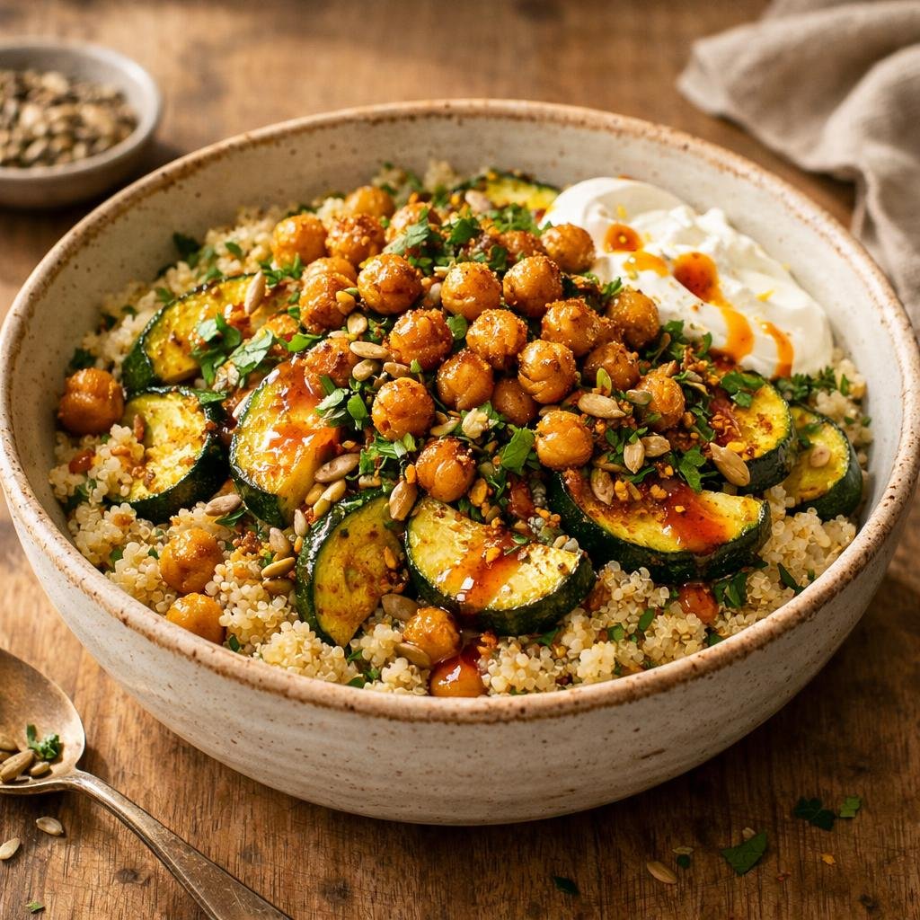 salade tiède de quinoa