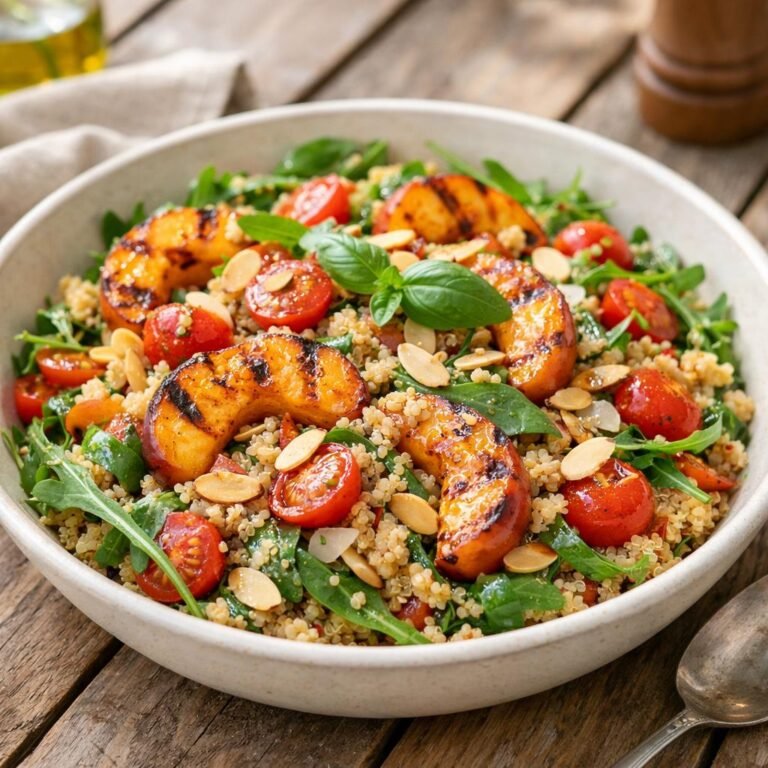 Salade tiède de quinoa