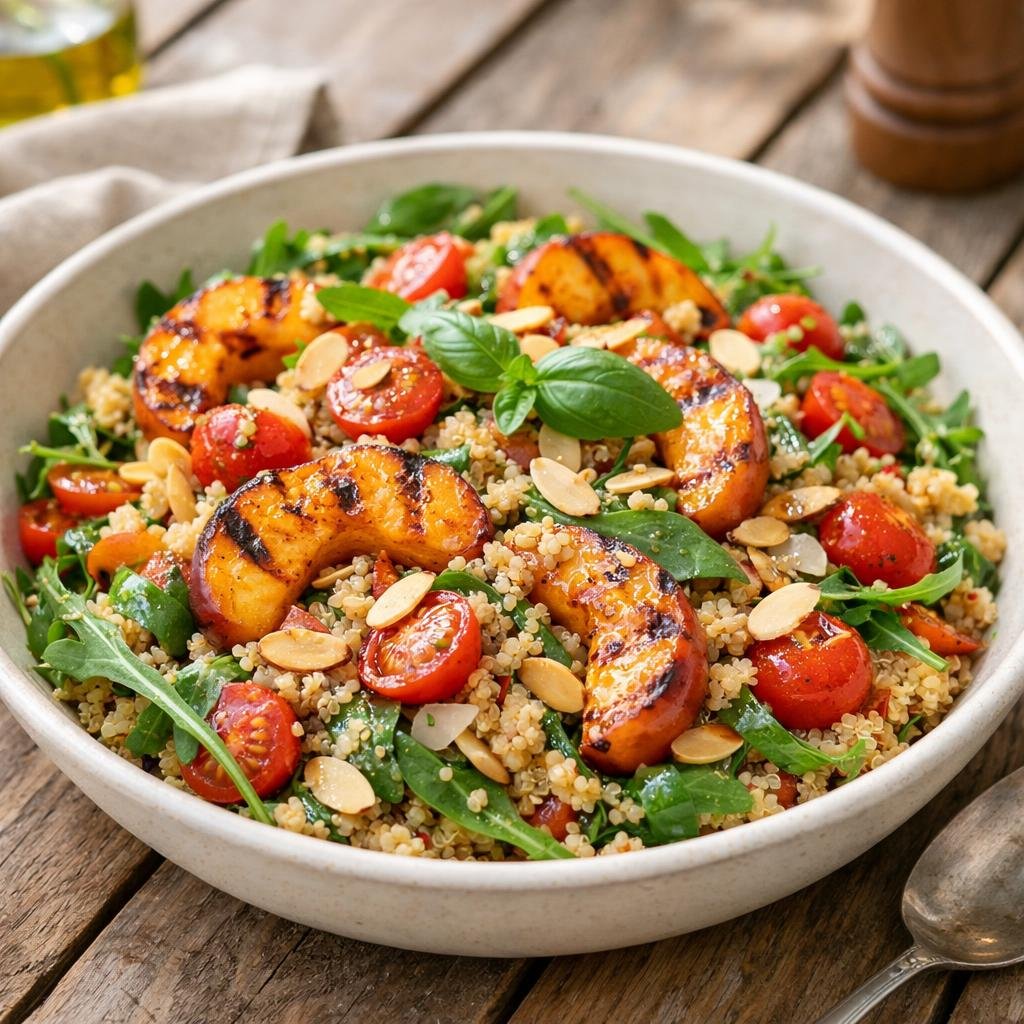 Salade tiède de quinoa