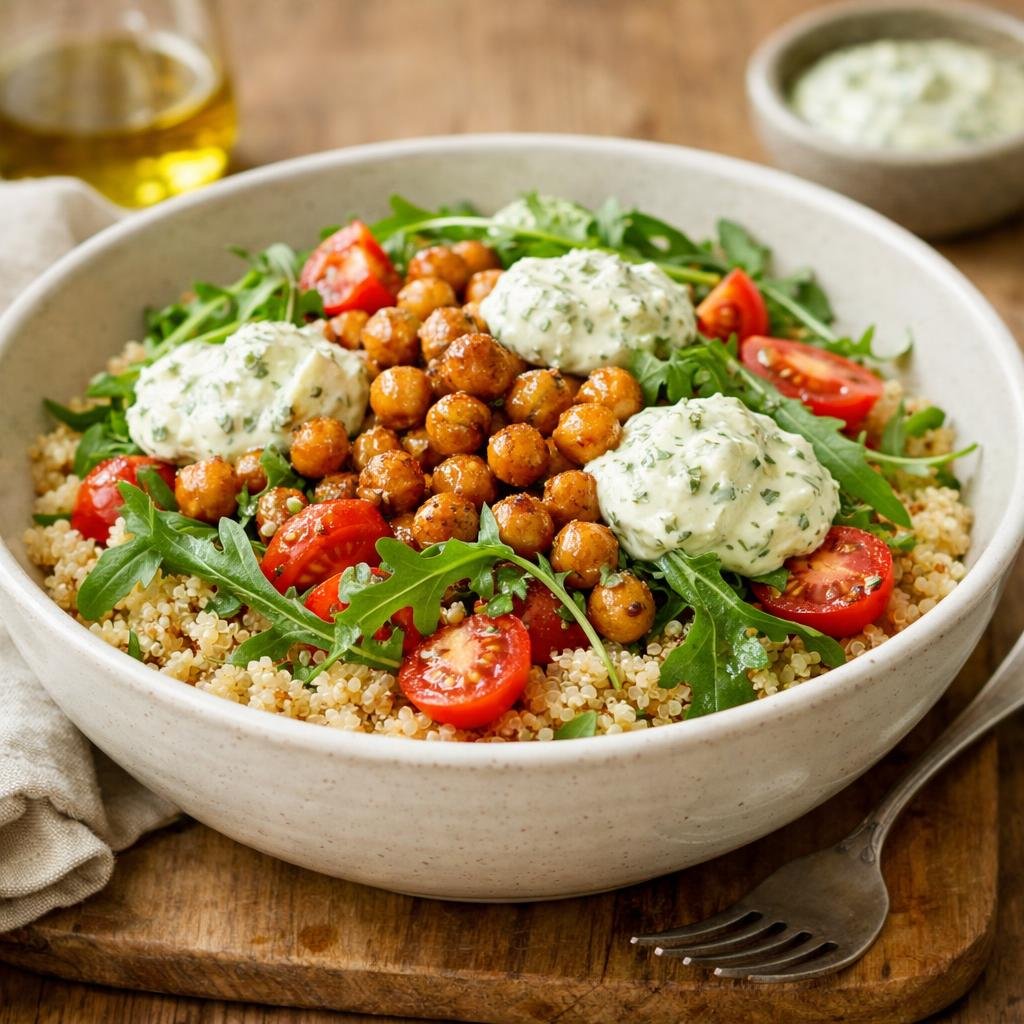 salade tiède de quinoa