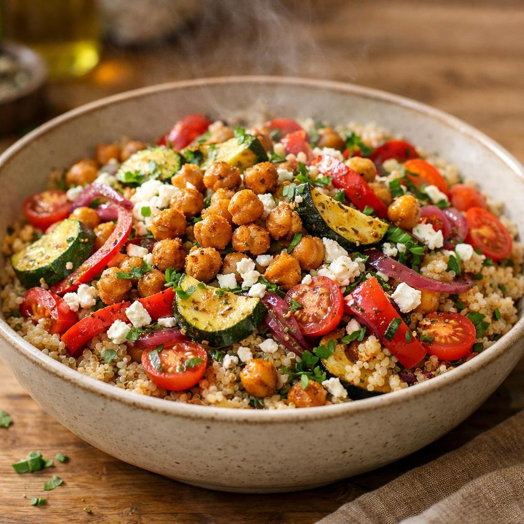 salade tiède de quinoa
