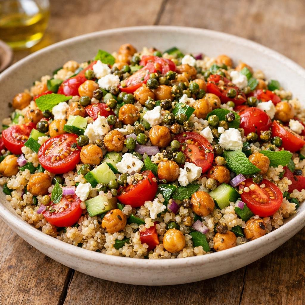 salade tiède de quinoa