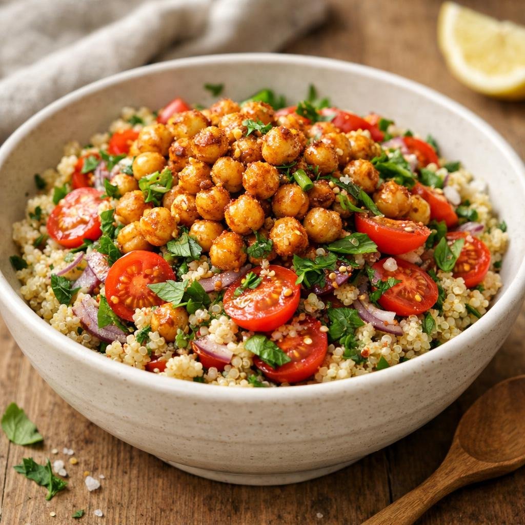 salade tiède de quinoa
