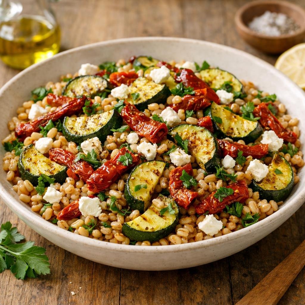 Salade tiède d'épeautre