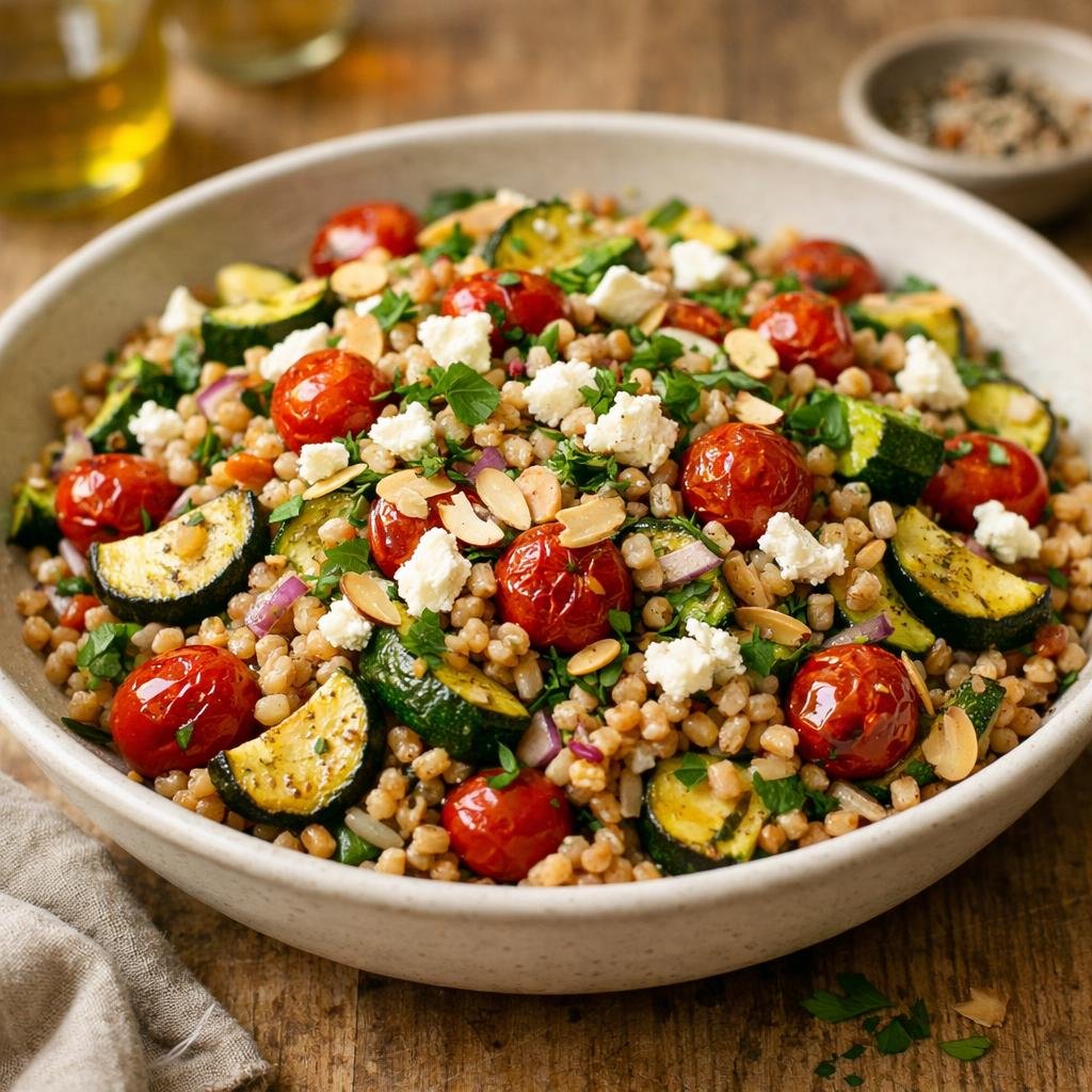 salade tiède d'épeautre