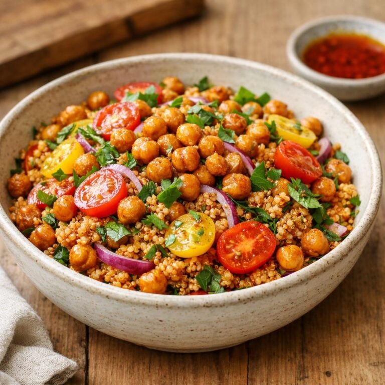 salade tiède quinoa annatto