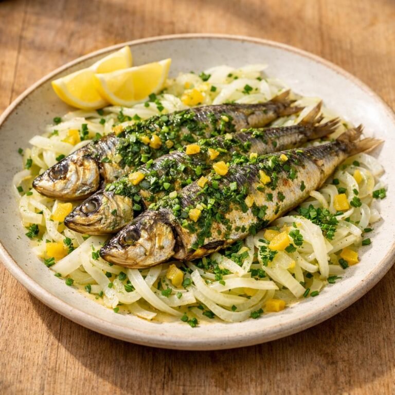sardines beurre d'herbes