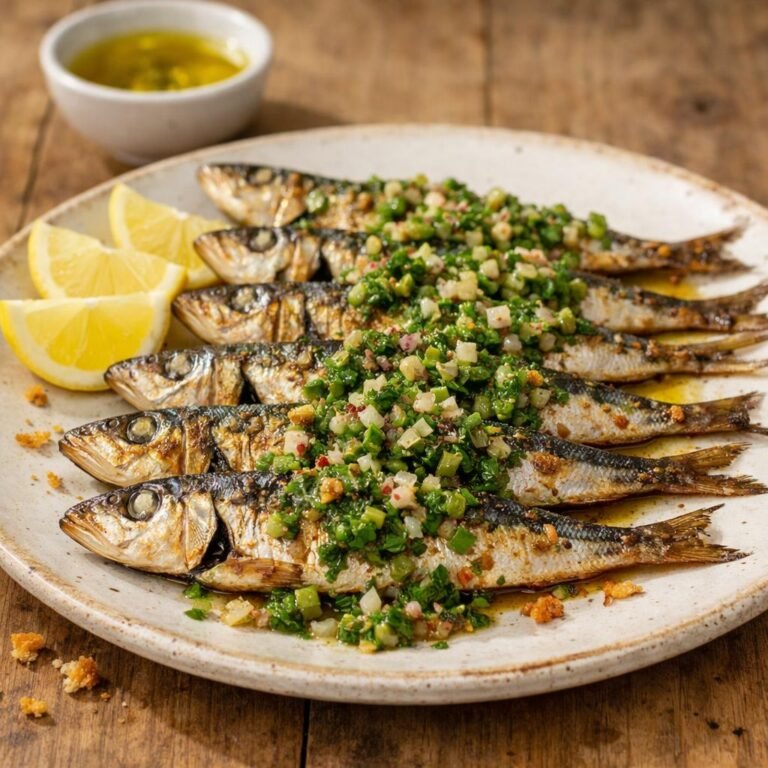 sardines grillées béarnaise