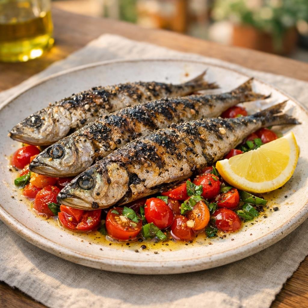 Sardines grillées