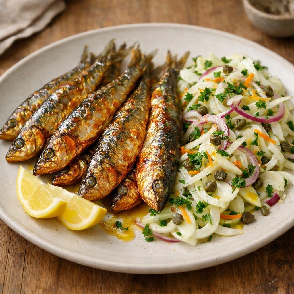 sardines huile annatto