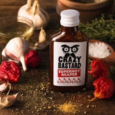 Sauce Crazy Bastard Superhot Reaper 100ml - Les Épices Curieuses