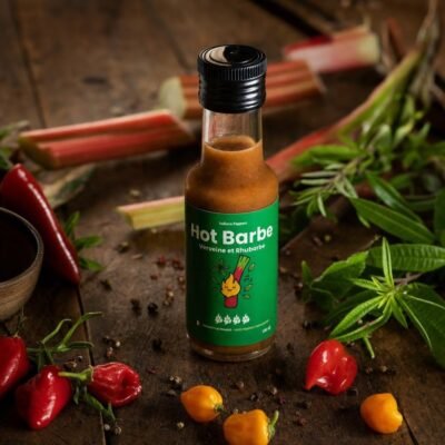 Sauce Piquante Hot Barbe (Verveine / Rhubarbe) - Les Épices Curieuses