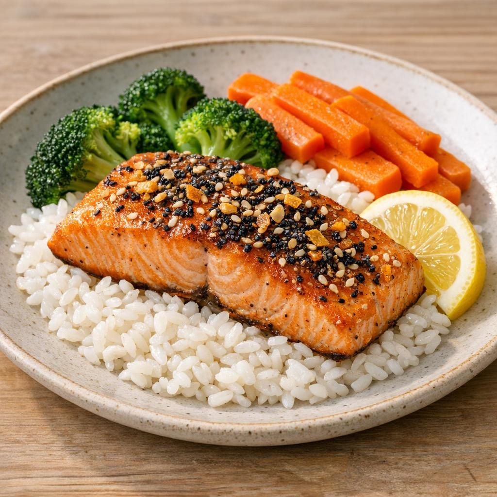 saumon au furikake