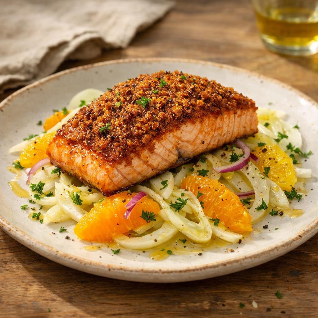 Saumon croûte Cajun Doux
