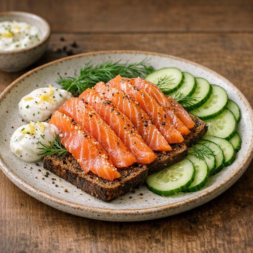 Saumon gravlax du Fjord