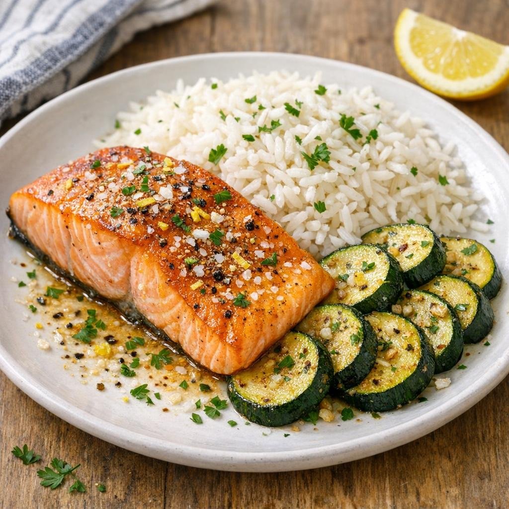 saumon poivre citron
