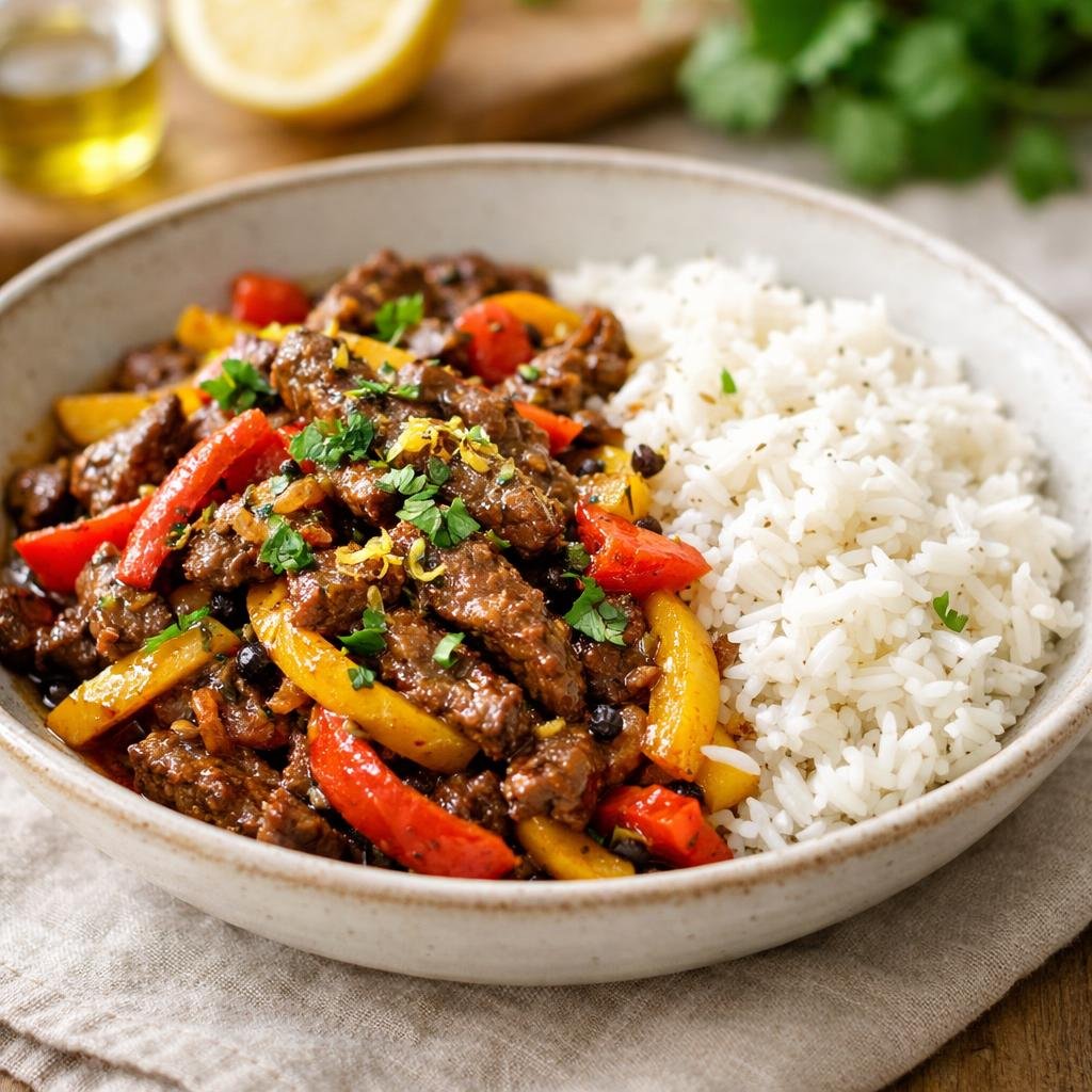 sauté de bœuf Biryani Masala
