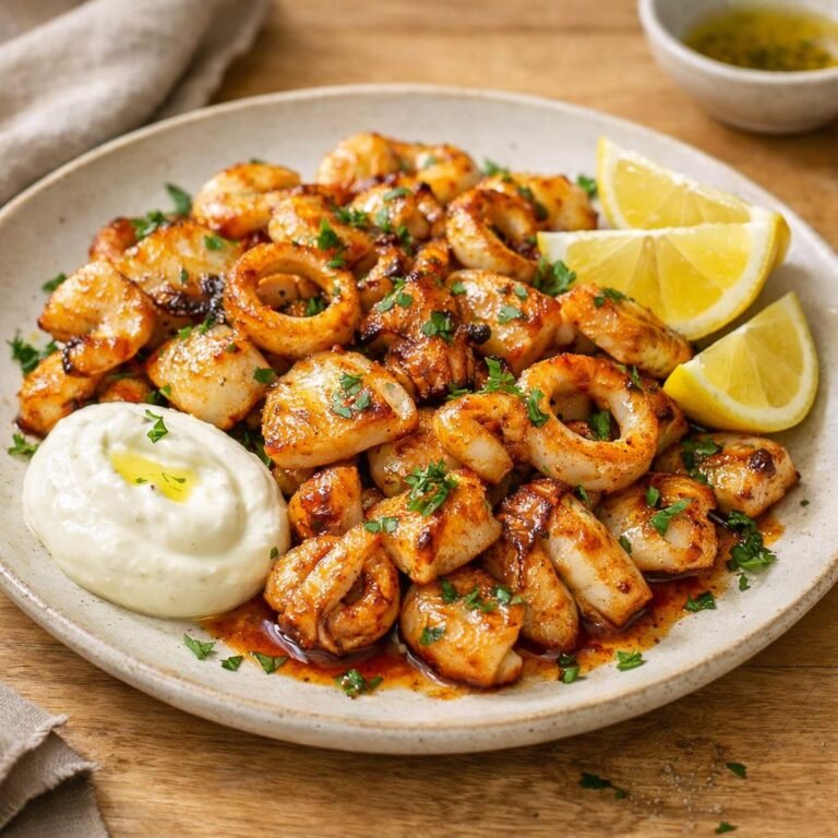 Seiches à la plancha