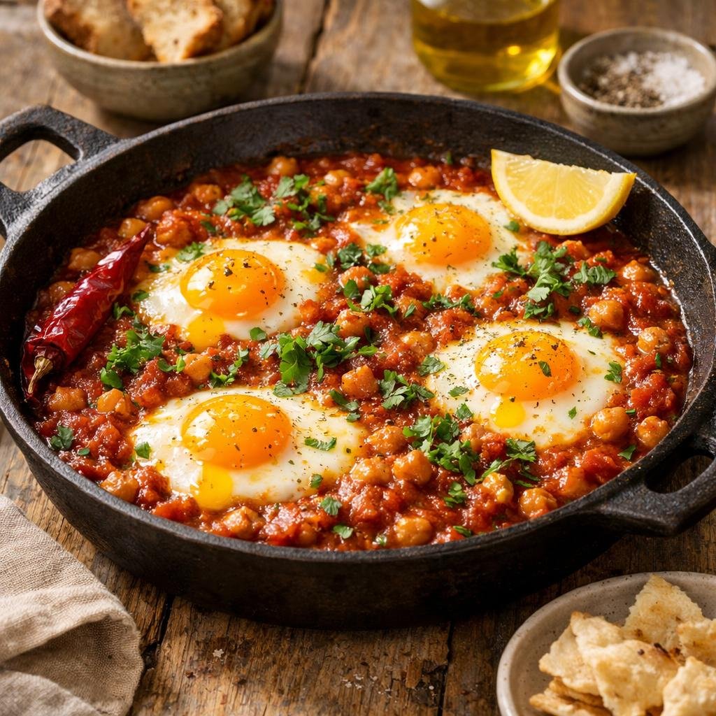 shakshuka au piment