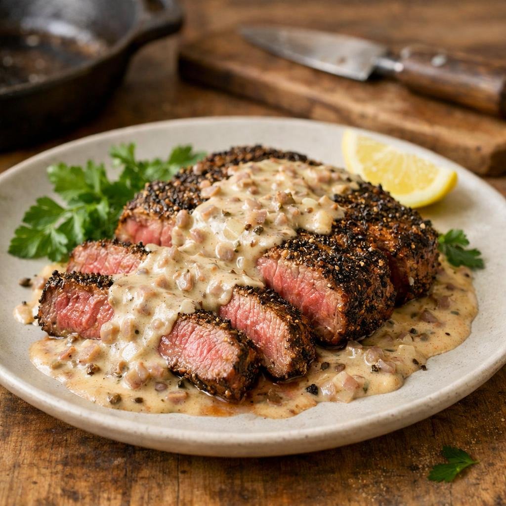 Steak au poivre Kerala