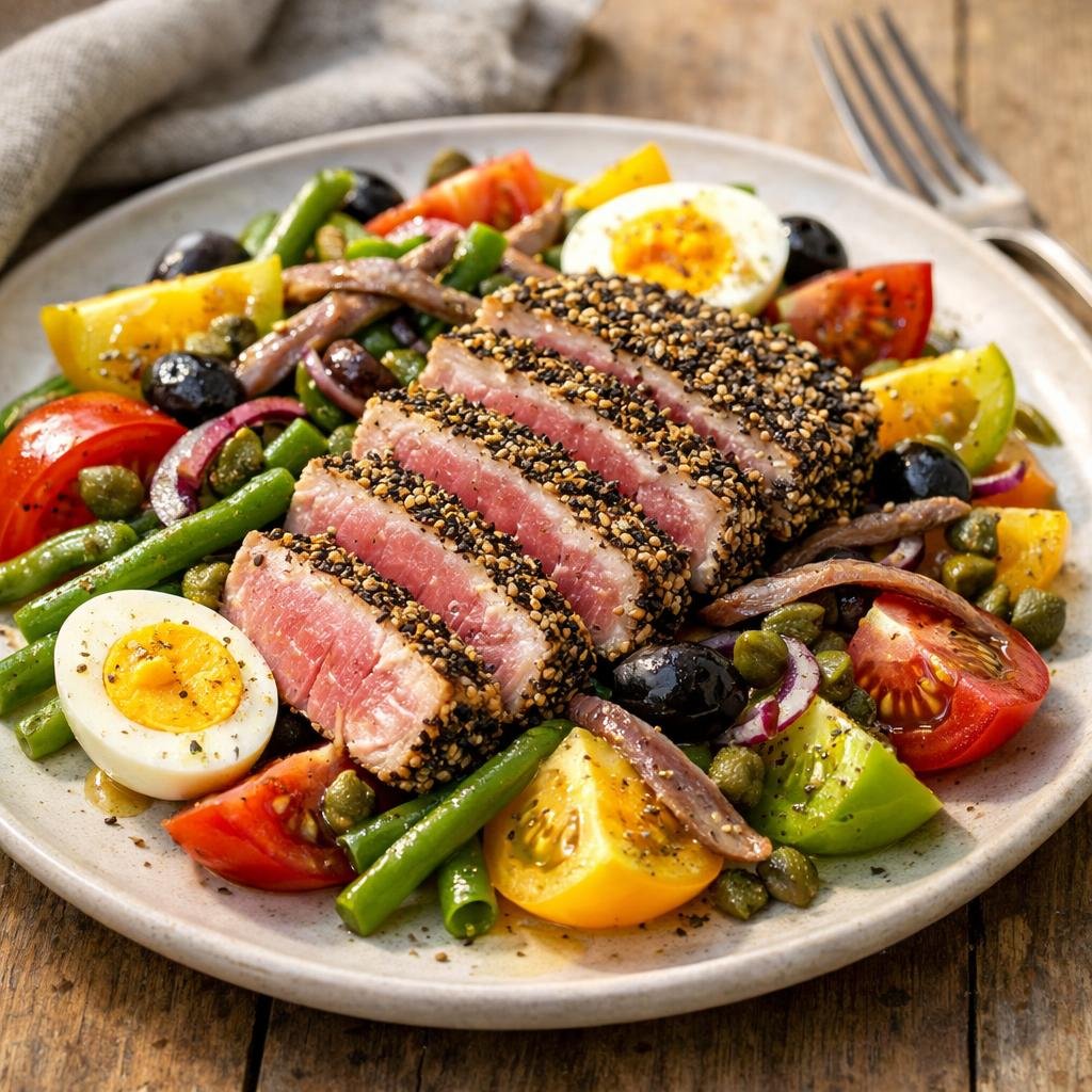 Steak de thon mi-cuit