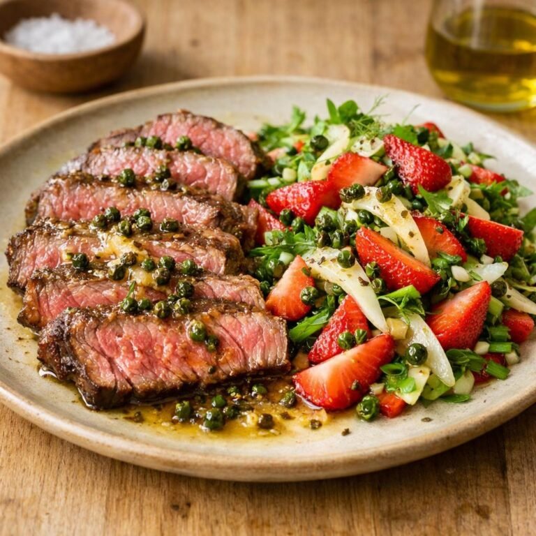 Steak plancha poivre vert