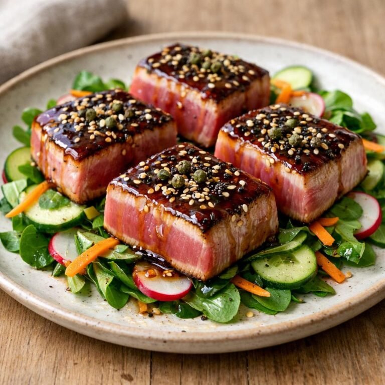 Steaks de thon snackés