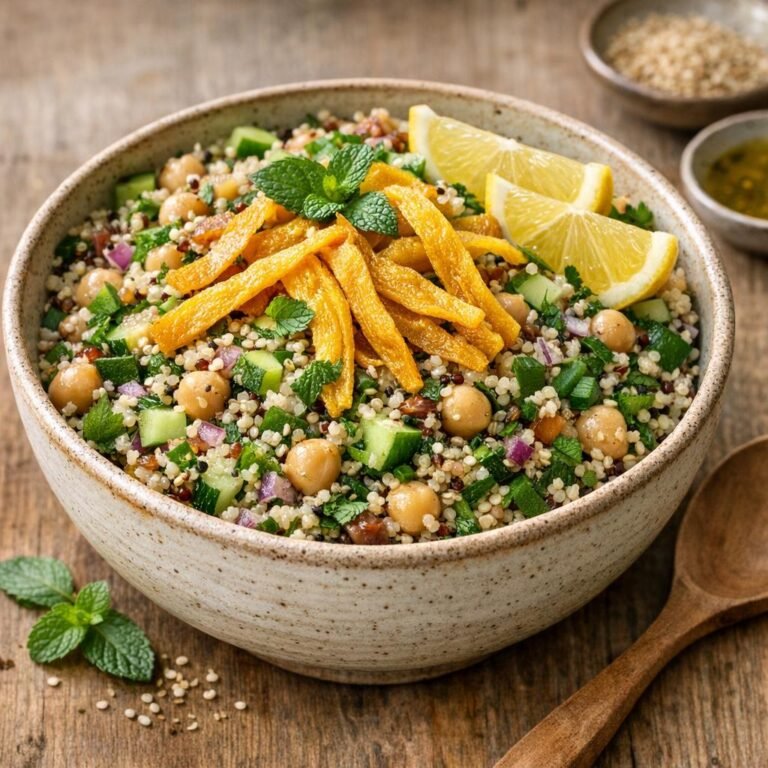 taboulé quinoa mangue