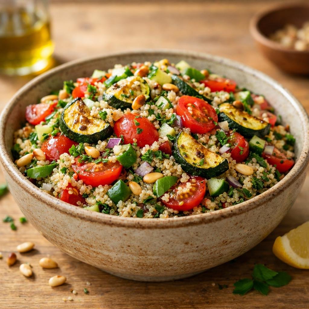 taboulé quinoa courgette