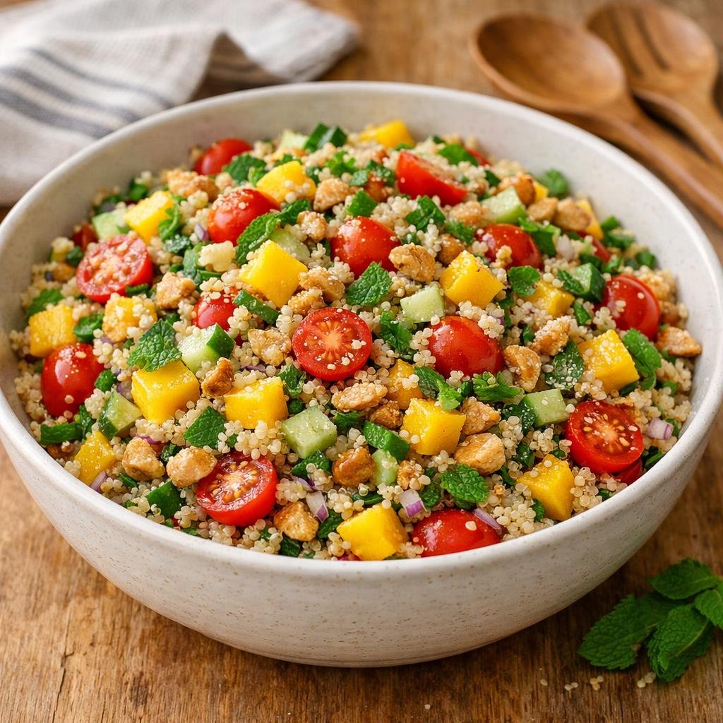 taboulé quinoa mangue bananes