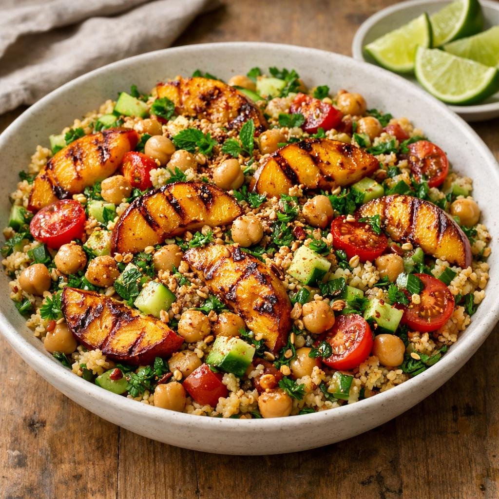 taboulé satay pêche