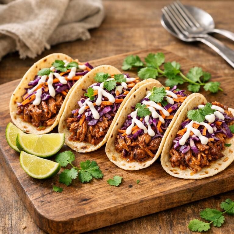 tacos de porc effiloché