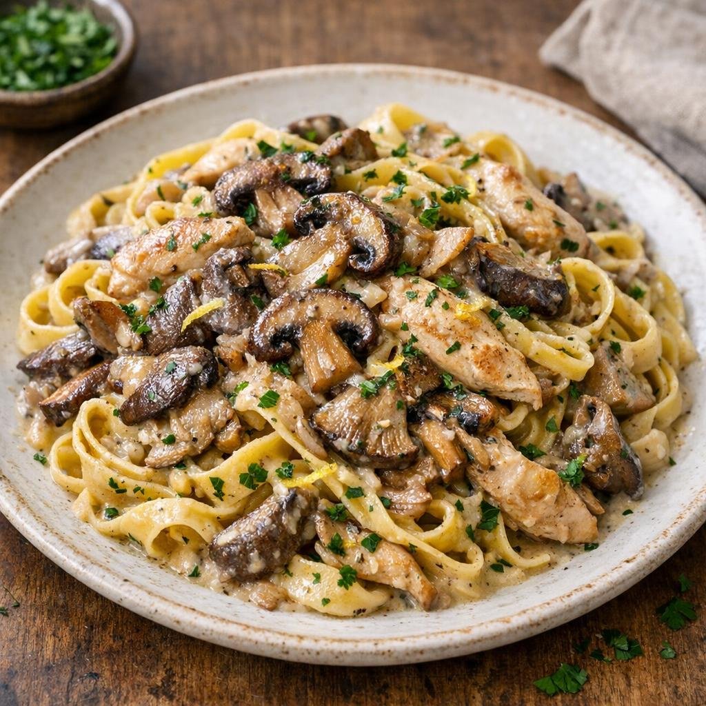 poêlée de champignons