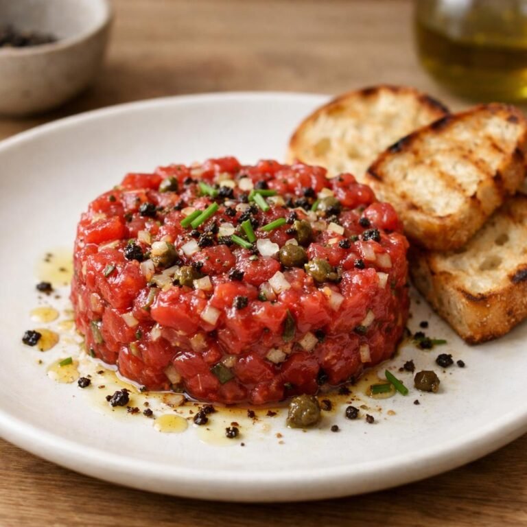 Tartare de boeuf Voatsiperifery