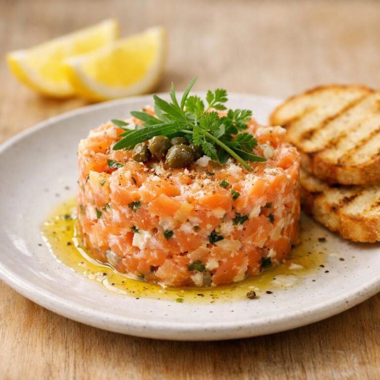 Tartare de saumon béarnaise