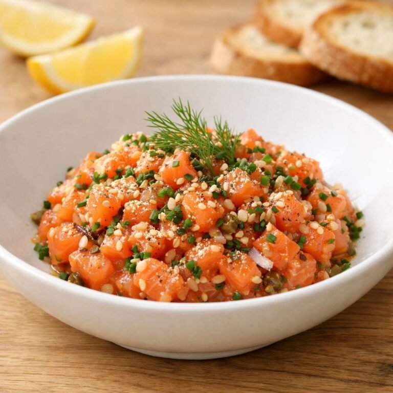 tartare de saumon