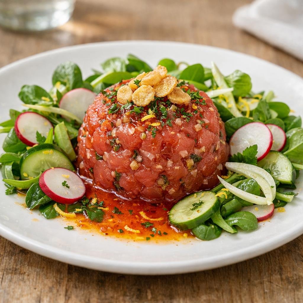 Tartare de thon Arrabiata