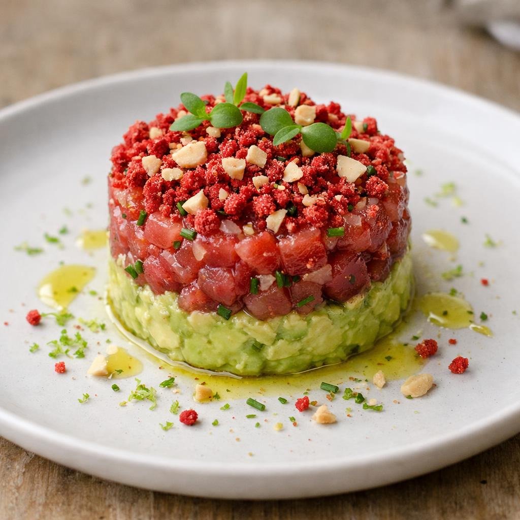 tartare de thon avocat