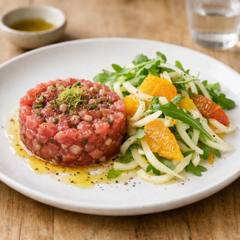 tartare de thon cacao