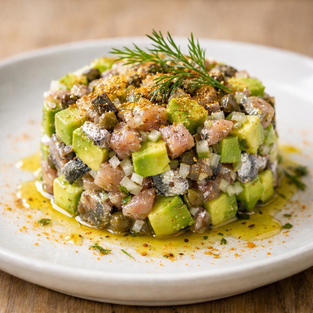 Tartare sardine avocat Testeur