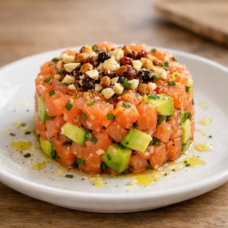 Tartare saumon avocat